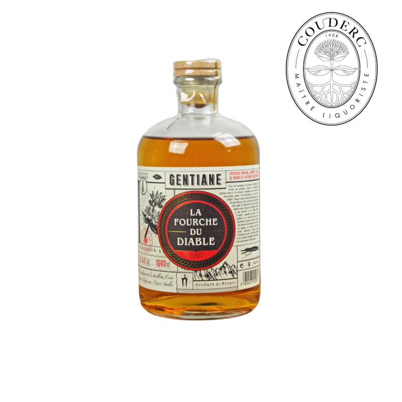 Liqueur artisanale Gentiane Couderc 