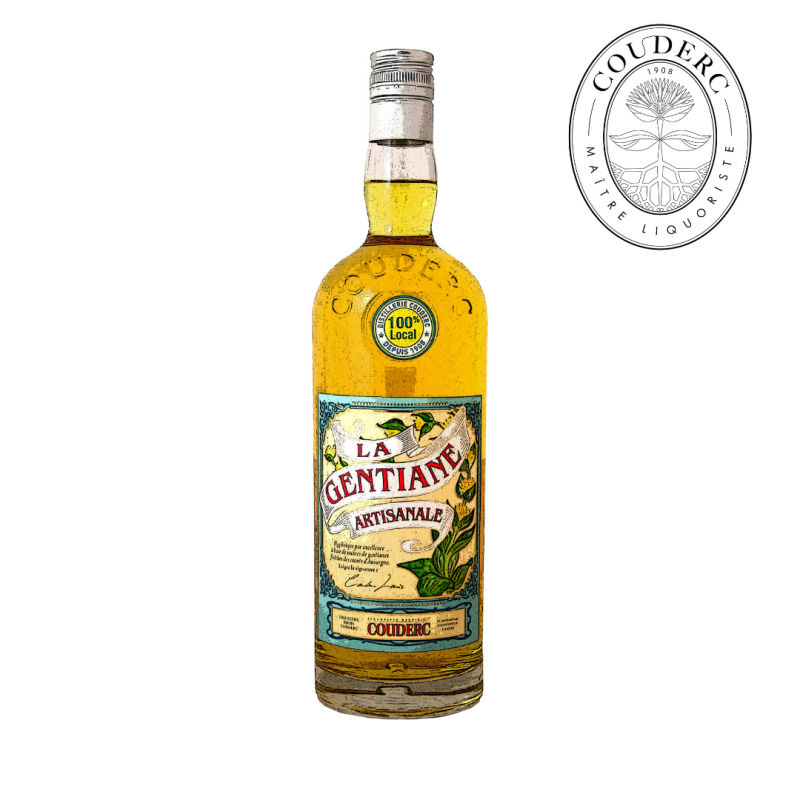 Liqueur artisanale Gentiane Couderc 